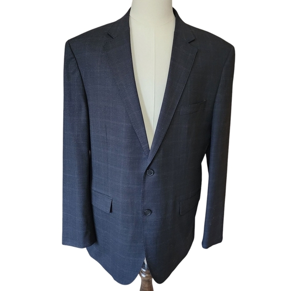 Kenneth Cole AWEARNESS 2-Piece Dark Gray Suit – Jacket 46 Long / Pants 40W - Picture 2 of 16